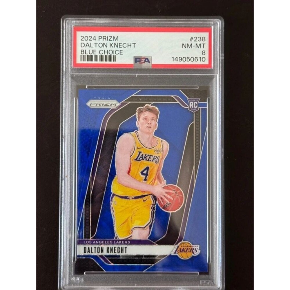 2024 Prizm Dalton Knecht Blue Choice RC PSA 8 /49